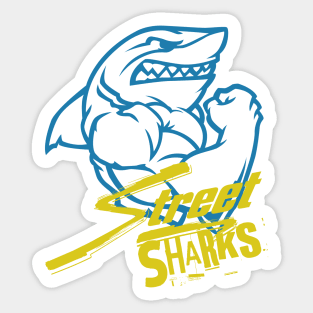 Let's kick some fin! (Street Sharks) Sticker